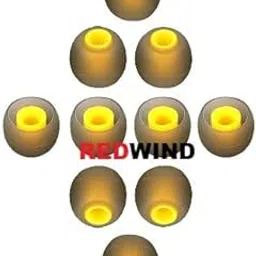 REDWIND 10 pcs Yellow Silicone Rubber Earbuds for Realme Buds | Earpads, Earplugs, for Replacement in Earphones and Bluetooth Medium Size,Rubber Ear Cushion, Earphone Tips 5 Pair(10pcs)-image-68