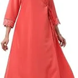 janasya Women's Muslin Solid Pleated A-Line Kurta Set-picture-15