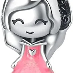 miora Sweet Pink Girl Silver Charms-picture-50