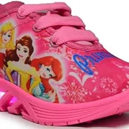 bunnies Baby Girls LED Leight Indian Walking Shoe (1 Years to 13 Years) Pink-picture-29