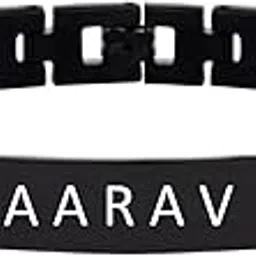 myjewel Personalized ID Chain Links Bracelet with Free Custom Inspirational Text Engrave Name Mantra Text Minimalist Bracelet for Men-picture-27
