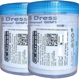 GDRESS 5 Swimproof Bandages, Waterproof Dressing for Wounds PACK OF 50-picture-12