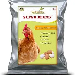 Super Blend Plus - Poultry Feed Premix with Multivitamins, Minerals & Probiotics - 5kg-picture-26
