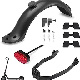 Yungeln Rear Mudguard Scooter Fender Bracket Compatible with Scooter Xiaomi 1S / M365 / Pro, Plastic, Black, Rear-picture-16
