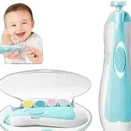 Trusted New Baby Nail File Electric || Baby Nail Trimmer with 6 Grinding Heads Safe for Newborn Baby Baby Nail Clippers with Light || Electric Baby Nail Trimmer(Multicolor) Nil Exporttanza-P4720-picture-17