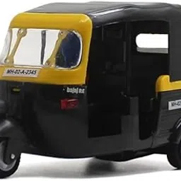 NeoKiddo Toys Pull Back CNG Auto Rickshaw Toys for Kids & Toddlers (Boys & Girls)|Auto Toy for Kids|3 Wheeler|Autorickshaw Tricycle Vehicle Toy for Kids with a Driver (Black)-picture-27
