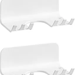 MERISHOPP 2X Wall Mounted Racket Rack Practical with Small Hooks Badminton Racket Hook|Sporting Goods|Tennis & Racquet Sports|Tennis|Racquets-picture-37