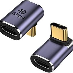 Tobo 90 Degree USB C Adapter, USB C Male to USB C Female Right Angle Connector for Steam Deck, Switch, Mac-Book Pro/Air, Tablet, Phone and More Type C Devices(TD-1026CC, Pack-of-1)-picture-47