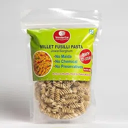 WonderEat Millet Fusilli Pasta, Jowar/Sorghum | No Preservatives Chemical-Free 200g | Pack of 2-image-25