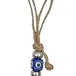 VKORA Handmade Blue Glass Evil Eye Hanging for Good Luck Zodiac Success Health Wealth Prosperity | Decoration for Home Office Garden and Car Hanging |Nazar Battu. (2SB4)-image-46