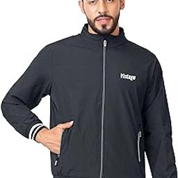 ftx Men Solid Full Sleeve Grey Color Regular Fit Windcheater Casual Jacket-picture-25