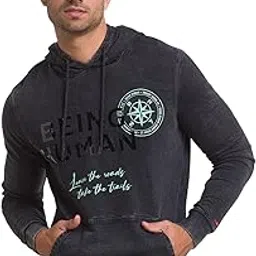 being human Dark Olive Men Sweatshirt-picture-14