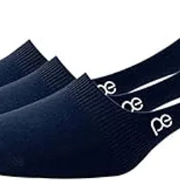 peter england Mens Cotton No Show Socks (Pack of 3) Navy-picture-36