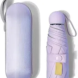 infispace 5-Fold Manual Pocket Umbrella | Mini Umbrella with Case Cover-picture-12