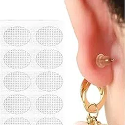 Earlobe Support Patches for Heavy Earrings (100 Pcs) | Ear Lobe Support Tape Ear Stickers for Heavy Earrings & Big Jhumkas | Big Ear Hole Closer Tape & Ear Support for Heavy Earrings.2025-picture-32