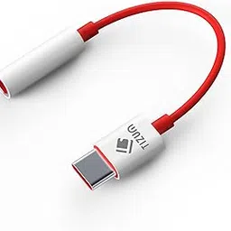 tizum Type C to 3.5mm Female Adapter, Stereo Audio Jack Splitter Headphones Jack Phone Converter Compatible with All Oneplus Models (6,6T,7,7T,8,8T), Samsung Galaxy S24,S23,S22,S21,S20 (Red & White)-picture-21