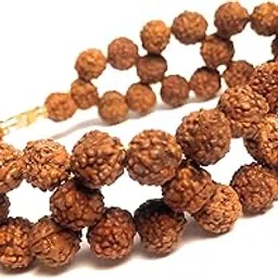 Vado Rudraksha Bracelet Handmade Designer And Stylish With 5 Mukhi Beeds 7Mm For Unisex Adult-picture-41