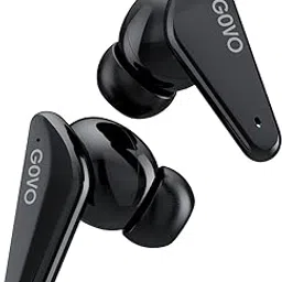 GOVO GOBUDS 600 True Wireless in Ear Earbuds with Mic, ENC, 40H Playtime, Fast Charge, Gaming Mode, Bluetooth V5.2, IPX5, Type C, Super Bass & Touch (Platinum Black)-picture-41