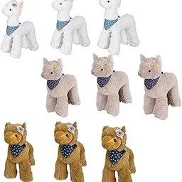 bnf Alpaca Stuffed Doll Stuffed Toy Adorable Lifelike Standable Alpaca Plush Toy S White Baby | Toys for Baby | Plush Baby Toys-image-44