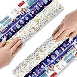 DOODLE Premium Design Colorful Wrapping Paper Sheet For Gift Packing For All Occasions | 19.50 X 28.75" | 90 Gsm | Gloss Art Paper | Set Of 6 - Celebratewrap 2,Multicolor-image-89