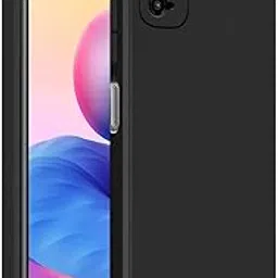 LIRAMARK Silicone Soft Back Cover Case for Redmi Note 10T 5G, Poco M3 Pro 5G (Silicone Black)-picture-41