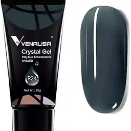 VENALISA Nail Poly Extension Gel, Builder Gel, Nail Thickening, Acrylic Nail Design, Easy to DIY at Home Poly Nail Gel 30g (R24)-picture-54