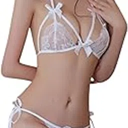 kukai Women’s Seamless G-String Panties | Soft Breathable Fabric | Floral Lace, Low-Rise | Invisible Underwear | Anti-Bacterial Lingerie for Everyday Comfort-picture-28