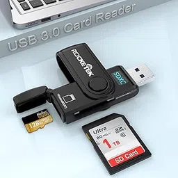 Rocketek® USB 3.0 Memory Card Reader with a Build-in Card Cover and 2 Slots Mini Sd Card Reader for Sd Card/sdxc/sdhc/mmc/micro Sd Card/tf/micro Sdxc/micro Sdhc Memory Cards-picture-35