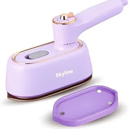 Skyline Portable Garment Steamer, 1200W, Fast Heat-Up, 100ml Tank, Purple-picture-14