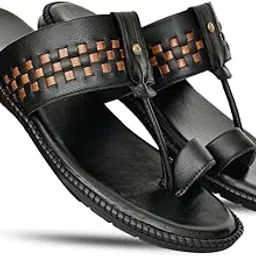 zirsq Synthetic Leather Latest Comfortable Slippers for Men | Lightweight Chappal-picture-20