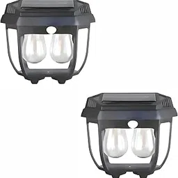 Futurkart Solar Induction Wall Lamp – Warm Tungsten Light for Garden & Villa Decor,Motion Sensor,Waterproof,Solar Powered Outdoor Wall Light (Pack of 2)-picture-29
