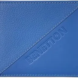 united colors of benetton Leather Anselmo Men Global Coin Wallet - Blue, No. of Card Slots - 4-picture-27