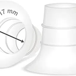 Maymom 17mm Flange Insert Compatible with Elvie Single/Double Electric, Elvie Stride Cup (24mm), Compatible with Medela PersonalFit Flex Shield, Not Original Elvie Replacement Pump Parts-picture-61