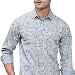 majestic man Pure Cotton Slim Fit Printed Casual Shirt for Men-picture-20