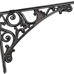 TRENDYNEST® Wall Shelf Bracket Rustic Shelving Bracket for Indoor Outdoor Shelves Pantry Black | Home & Garden | Furniture | Bookcases-image-47