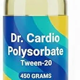 Dr Cardio Polysorbate 20 (Tween 20 / T-MAZ 20), 450g I 100% Pure Cosmetic Grade Solubilizer Surfactant & Emulsifier (450gram)-picture-55