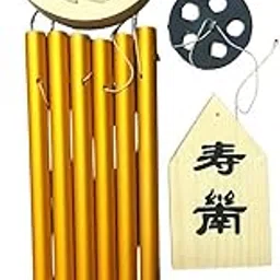 the spiritual living Vastu Windchime Metal Feng Shui 6 Pipes Rod for Positive Vibes Energy Flow Peaceful Sound at Home, Office, Garden-picture-16
