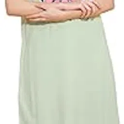 mushy mod Women's Cotton Chest Quote Print Knee Length Night Dress/Night Gown/Short Nighty - MM-3102-picture-56