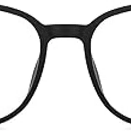 LENSKART BLU Gaming Glasses For Eye Protection From Digital Screens | Computer Glasses with Blue Cut & UV Protection | Lightweight Specs With Zero Power For Gamers (138 mm - Large) - LB E14284 image 1