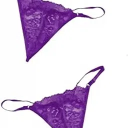 kietties Women's Net Bikini (Panty (P2)-Purple-Purple-_M)-picture-56