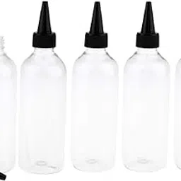 Enakshi® 5Pieces 250ml Empty Refillable Cosmetics Sub Bottles Travel Black Tip Cover|Health & Beauty | Bath & Body | Travel Bottles & Containers-picture-43