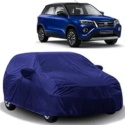 Frap Blue Car Body Cover for Toyota Urban Cruiser(Triple Stitched,Mirror Pocket,UV Resistant,Dustproof)(Models-2020, 2021,2022)-picture-35