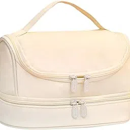 FunBlast Toiletry Bag for Travel, Mini Size Toiletry Organizer Pouch, Travel Accessories Kit Pouch for Men & Women Travel Pouch for Toiletries Shaving Kit, Cosmetics & Travel Accessories (Beige)-picture-56