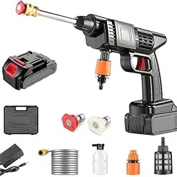 Cordless Pressure Washer,Clefairy Portable Pressure Washer 60Bar High Power Washer Machine with Rechargeable Battery Pressure Washer for Car Fence Floor Cleaning Watering-picture-48