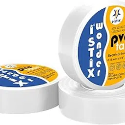 i-stix PVC INSULATION TAPE | 18MM x 10Y | ELECTRICAL TAPE -White-picture-21