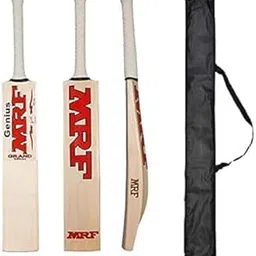 Cricket Bat Kahmiri Popular Willow Full Size for Tennis Balll, Plastic Ball, Lather Ball, Rubber Bal with Bat Black Cover-image-74