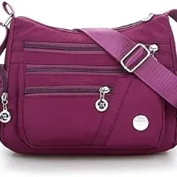 syga Women's Small Crossbody Bag, Waterproof Nylon,Sling Bag(Purple)-picture-38