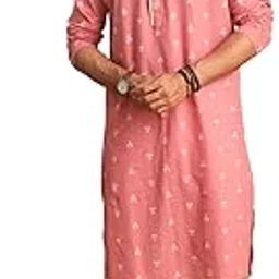 shvaas by vastramay Men's Pink And White Cotton Kurta Pyjama Set-AA366-picture-44