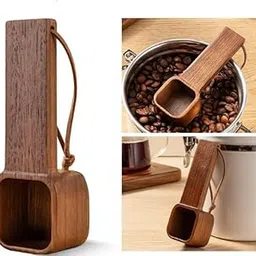 Supvox® Spoon Set for Kitchen 2Pcs 15ml/30ml Coffee Bean Spoon image 1