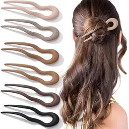 Melodio 1pcs Frosted Hair Clip French Hair Clips to Fix Hair Women Girls Fashion Hair Accessories (Black)-image-69